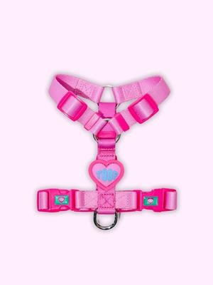 TOOF HEART LOGO H HARNESS - PINK