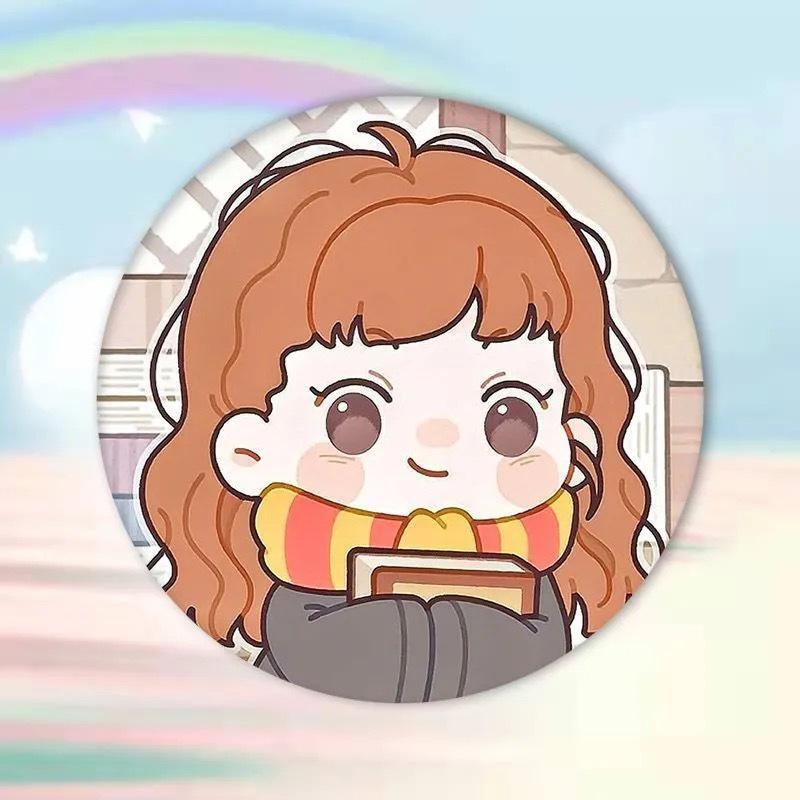 Anime Q Version Badge Brooch