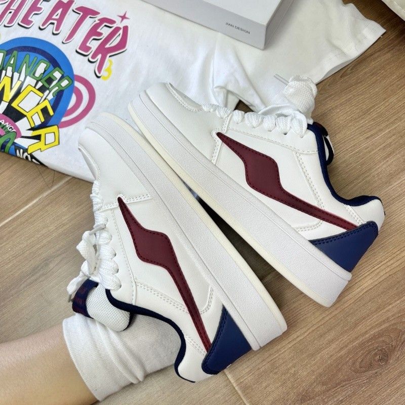 Ins high-value shoes children's original mandarin duck letter bread shoes couple's retro heightening board shoes tide