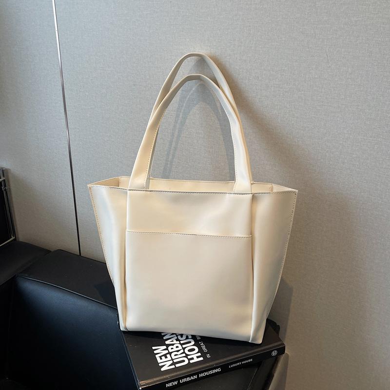 Large-capacity Tote Bag Women's New Simple and Versatile Shoulder Bag, High-end Leisure Work Commuter Bag