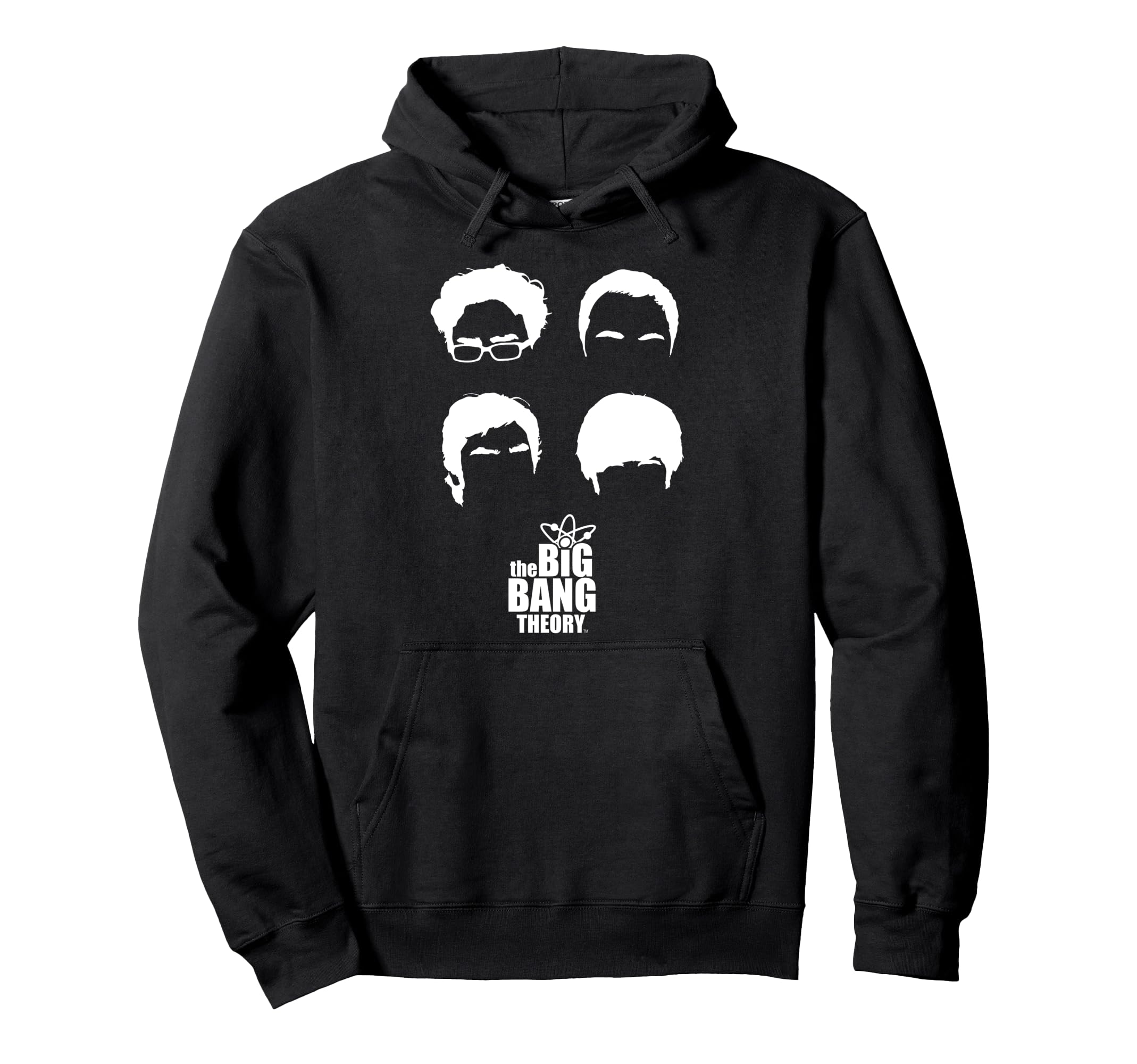 Big Bang Theory Logo Group Hair Shot Hoodie