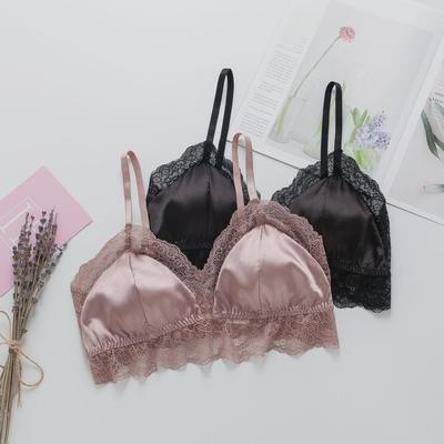 Reggiseno estivo in seta di gelso francese: Sottile, Sexy, Leggero, Design a Doppia Spallina per Seni Piccoli