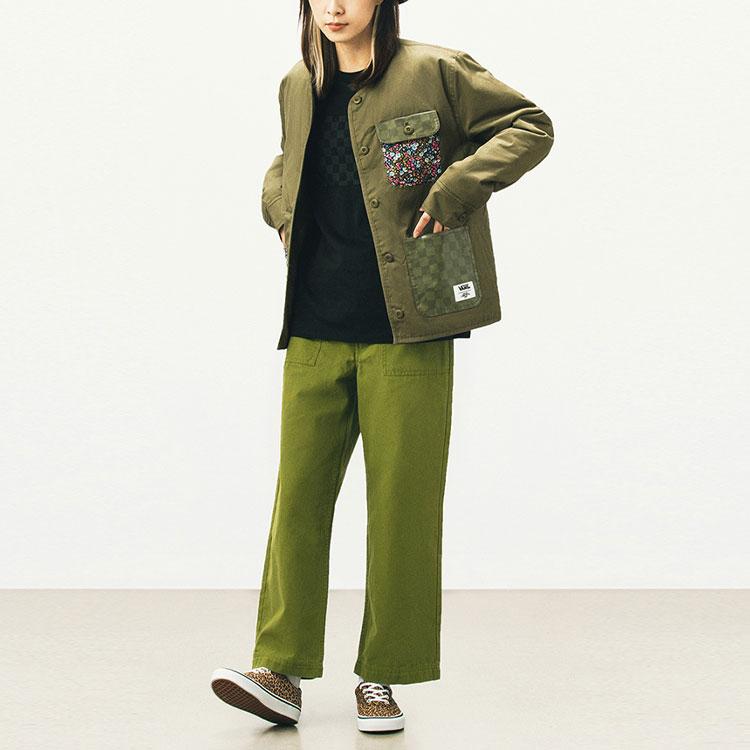 Vans x Liberty Fabrics Floral Print Lightweight Cotton Jacket Women Jackets Green VN0A5FSDZEA