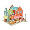 3D-Papierpuzzle Montessori Miniaturhäuser Lustige Kartonbaumodelle für Kinder Handgemachtes Lernspielzeug