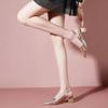 Summer Women's Pumps Cutouts Ladies Sandals Square Heels Party Shoes Shallows Platform Shoes for Women Trend Tacones De Mujer