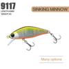 Trout Pike Perch Bass Crankbaits Pesca Issen Fish Hooks Long Casting Lure Minnow Lures Minnow Baits