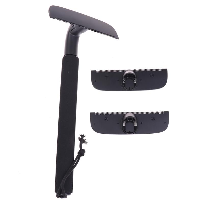 1 sada Nastavitelný Roztažitelný Zadní Ostrý A Vysoce Kvalitní Holicí Strojek Zastřihovač Zadních Vlasů Žiletka Na Záda Pro Muže