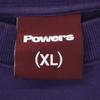 POWERS Made in the USA, fleece lining Long sleeve sweat XL purple Men's Used