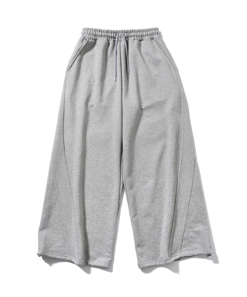 Sseochi410 Oblique Training Wide Pants Gray
