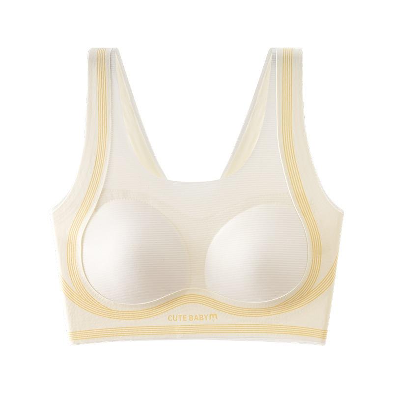 Teenage Girls Seamless Development Period Sports Bra Breathable Comfortable Student Bra
