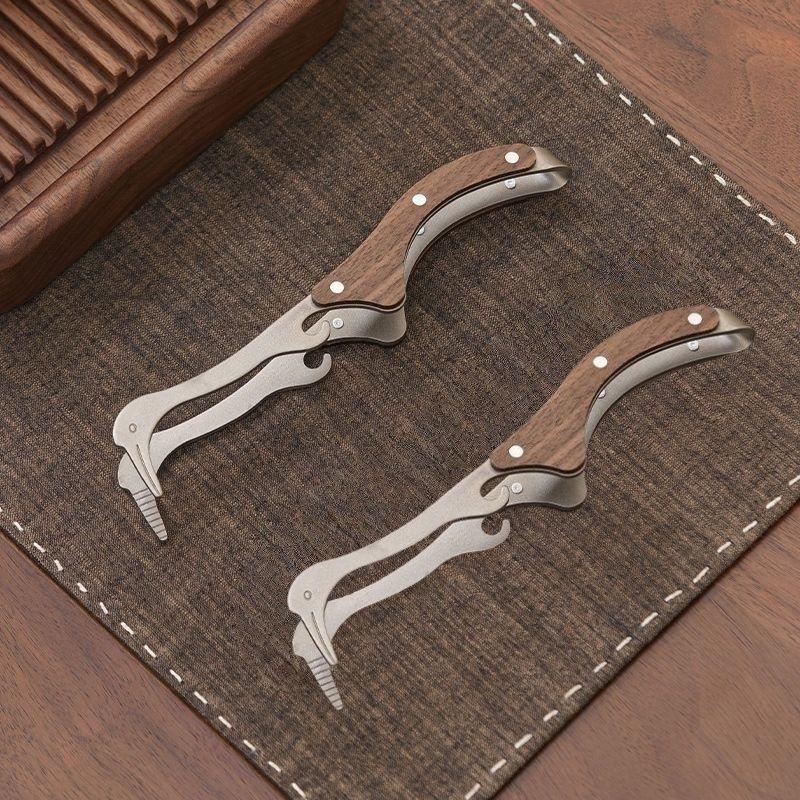 Bang Sheng Pure Titanium Tea Tongs - Premium Tea Ceremony Accessory Set