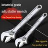 Universal Multifunctional Adjustable Wrench with Large Opening: 6, 8, 10, 12, 15, 18 Inches, High Hardness