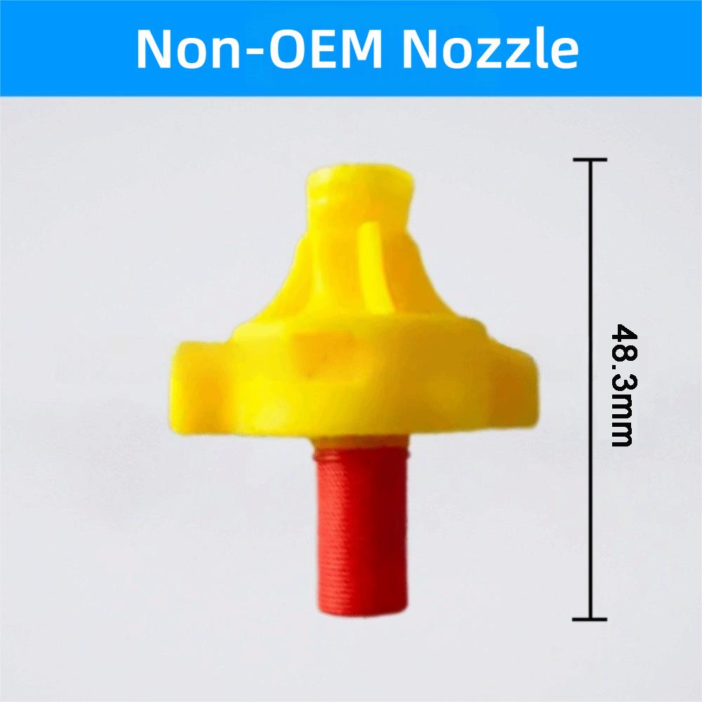 Double Steel Wheel Water Spray Head Plastic Nozzle Assembly Water Sprayer for BOMAG Road Roller Non-OEM Nozzle