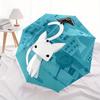 1pc Cat Crow Automatic Open/close, All-Season Portable Folding Umbrella, Travel, Everyday, Formal Events - Compact Luxury Parasol, Outdoor Accessory,