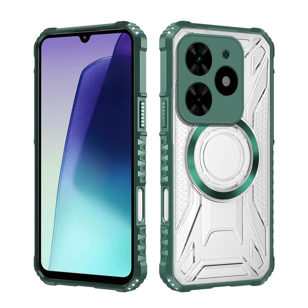 Battle Shadow Series Armor Phone Case for TECNO SPARK GO 2024,20,20C,10 Pro 4G Shockproof Anti‑Drop Protective Cover