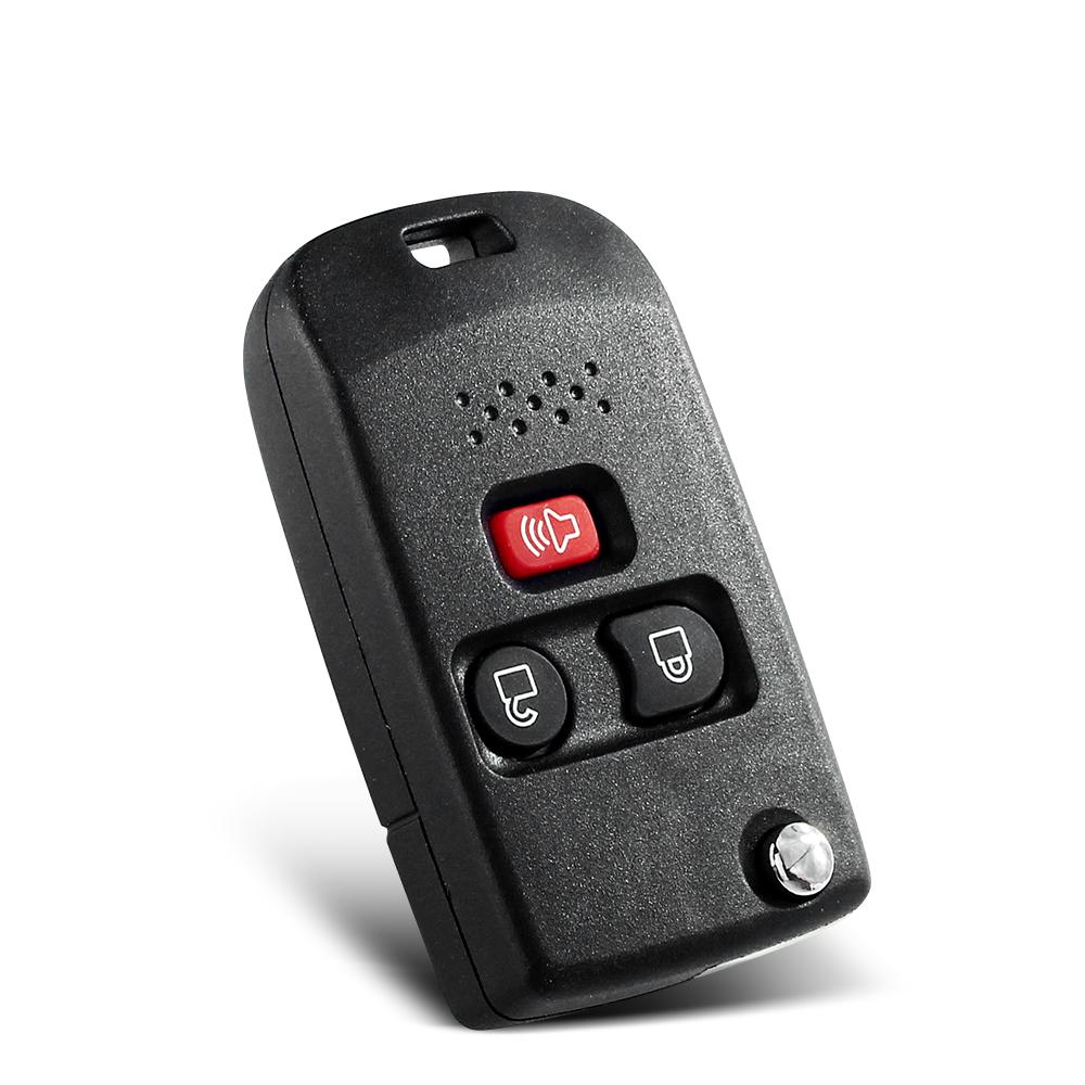 Modified 2 3 4 Buttons Flip Key Shell For Ford Edge Flex Explprer Escape Expedition Focus Lincoln Mercury Navigator F150 F250