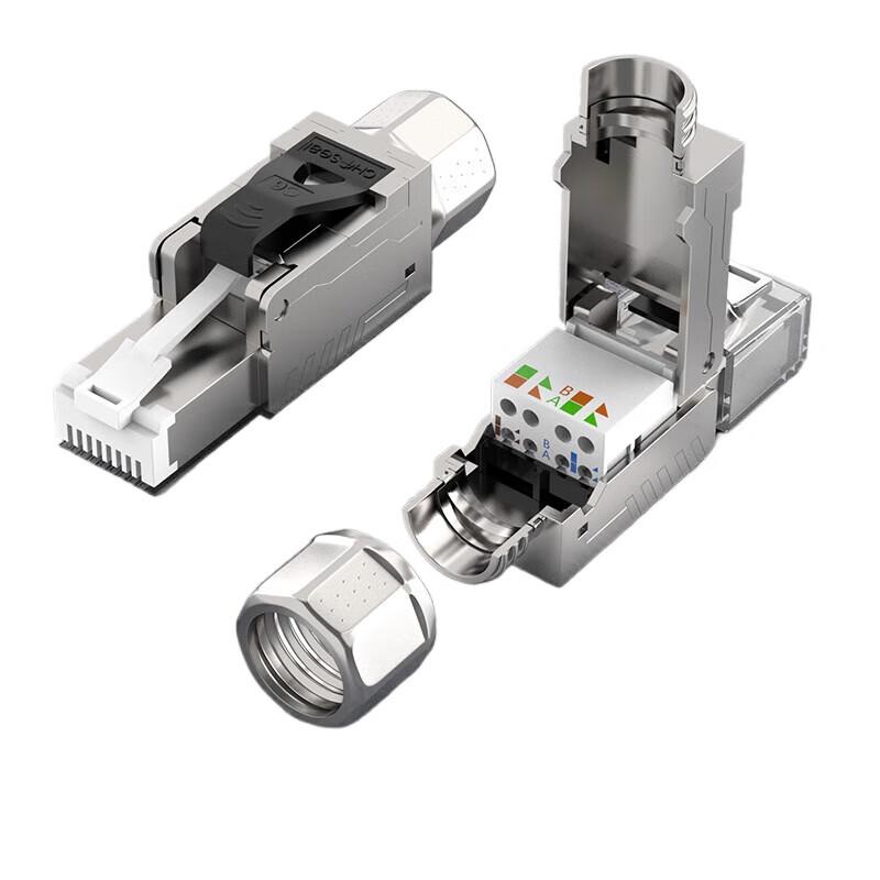 CHOSEAL CAT6A Shielded Tool-Free RJ45 Connector