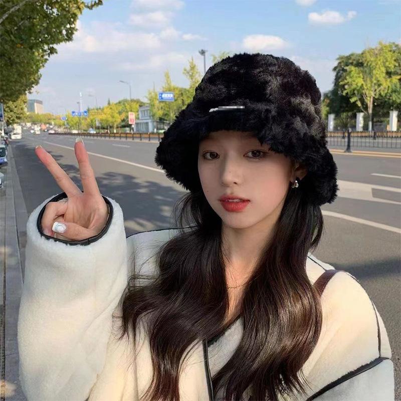 Female Fisherman Hat Winter Warm Ear Protection Basin Hat Thick Hat Adult