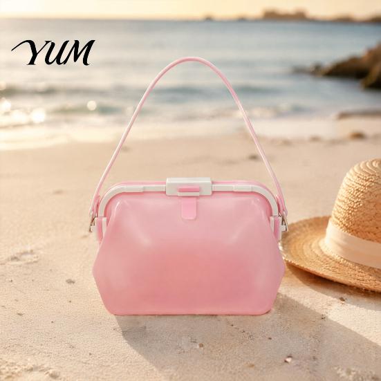 Durable Outdoor Sports Gear Waterproof Silicone Crossbody Bag, Large Capacity Floating Beach Tote, Travel Toiletry Bag Portable Foldable Toiletries