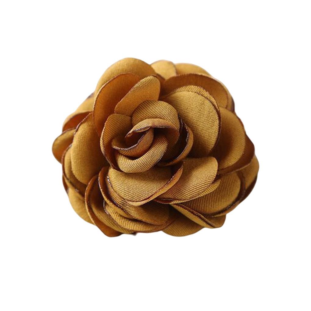 Flower Brooch Simulation Korean Cloth Side Firing Accessories Rose Artificial Fabrics Home Textile Ornaments Wedding