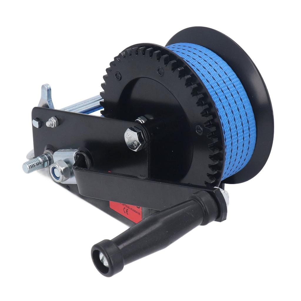 3200lbs Small Hand Winch Alloy Steel Strong Traction 2 Way Ratchet Anti Slip Handle Trailer Winch for Industry