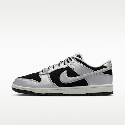 Nike Dunk Skateboard Shoes Men s Low Top Silver Black 42