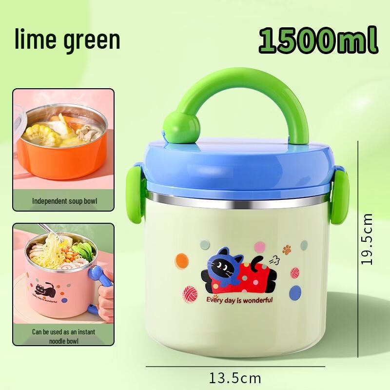 Cartoon 304 Stainless Steel Insulated Lunch Box