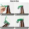 Leak-proof Beer Bottle Cap Sealed Saver Lid Colorful Bottle Stopper  Cola