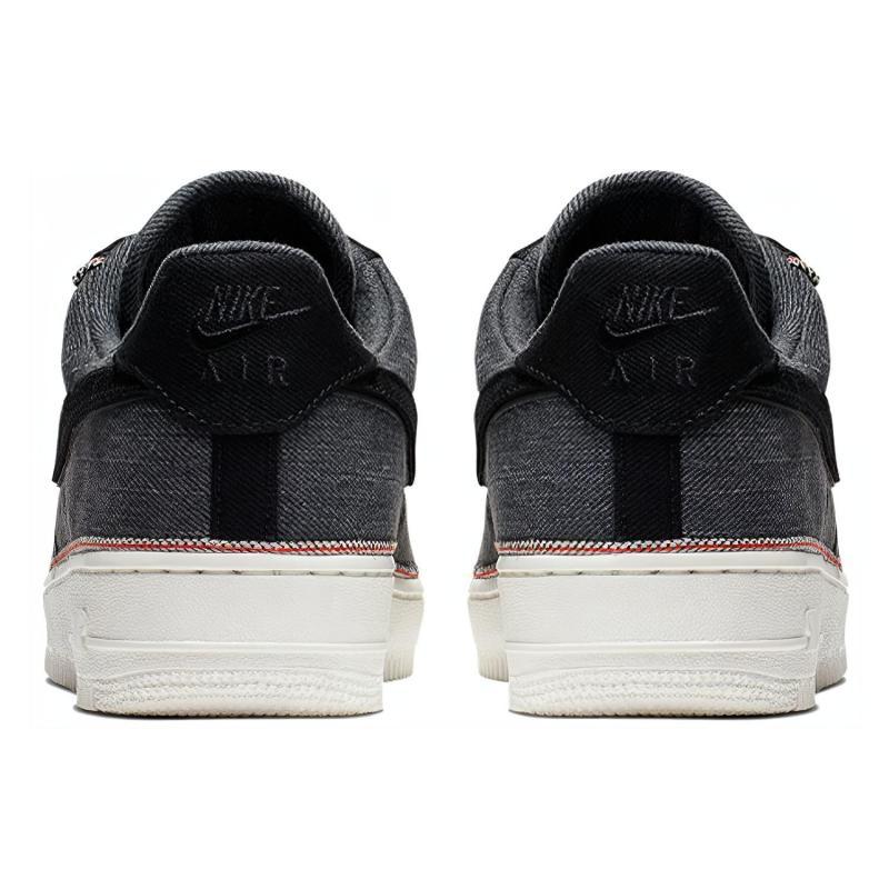 Nike Air Force 1 Low 3x1 Denim Black Sneakers 905345-006