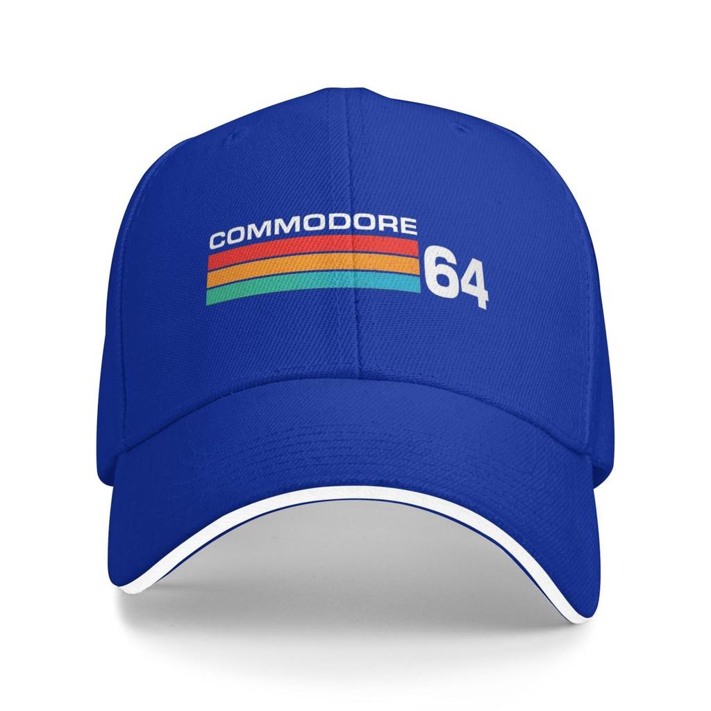 Commodore 64 Logo Baseball Caps Snapback Baseball Hats Breathable Casual Casquette Outdoor Unisex