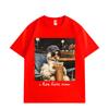 I Live Here Now Funny Goose Meme Graphic T Shirts High Quality Fashion Oversized T-shirts Men Women Short Sleeve T-shirt