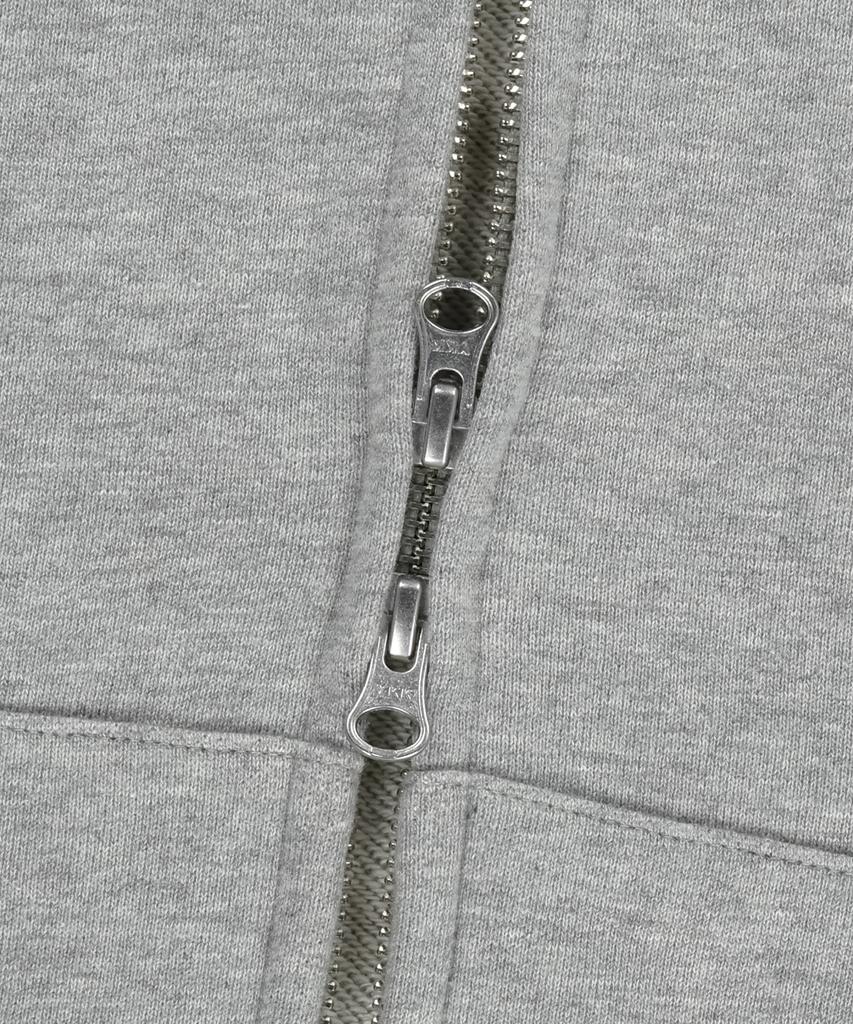 Brownbreath Tag Camo Block Hood Zip Up - Melange Gray