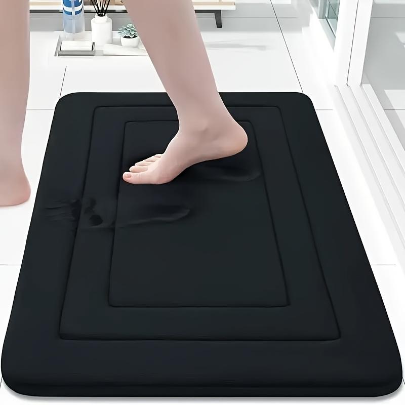 1PC Memory Foam Bath Mat, Kitchen Carpet, Retro Absorbent Non-slip Mat, Sewage Resistant, Waterproof Long Floor Mat