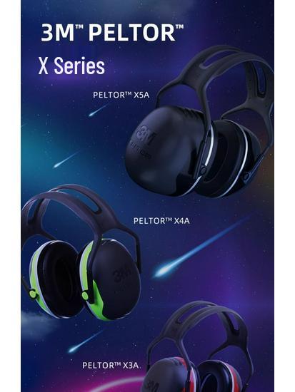 3M X5A Professional Noise-Canceling Over-Ear Earmuffs for Sleep and Study