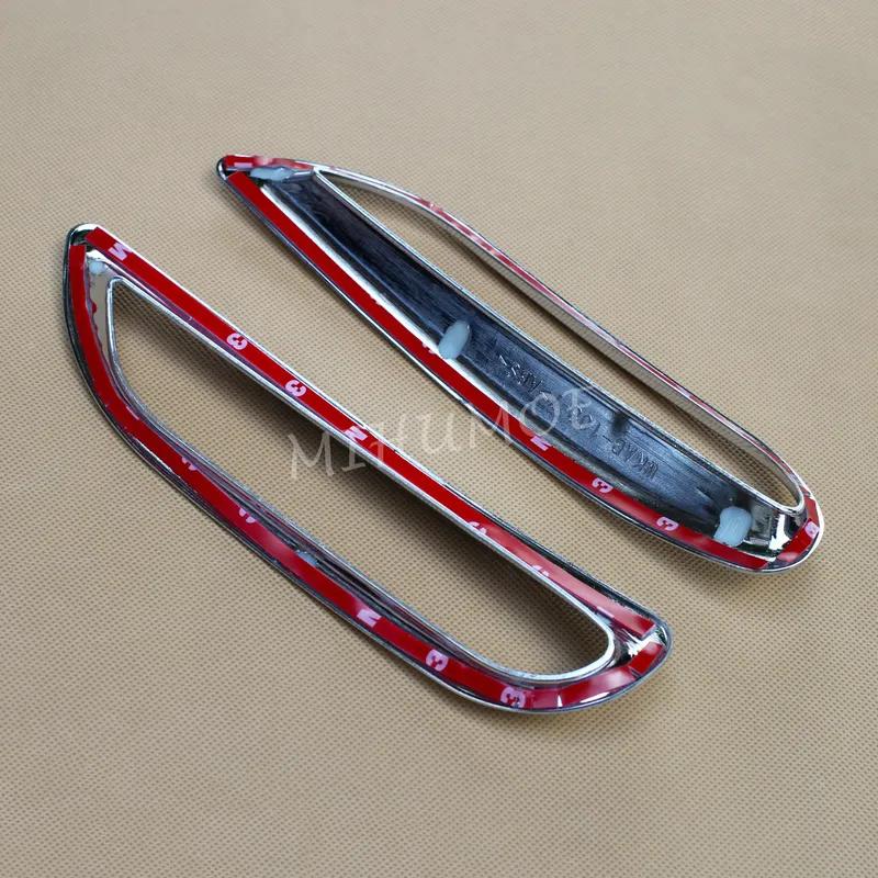 For Nissan 2014-2017 Qashqai J11, 2017- Rogue Sport Rear Bumper Reflector Fog Light Cover Surrounds Trims Accessories
