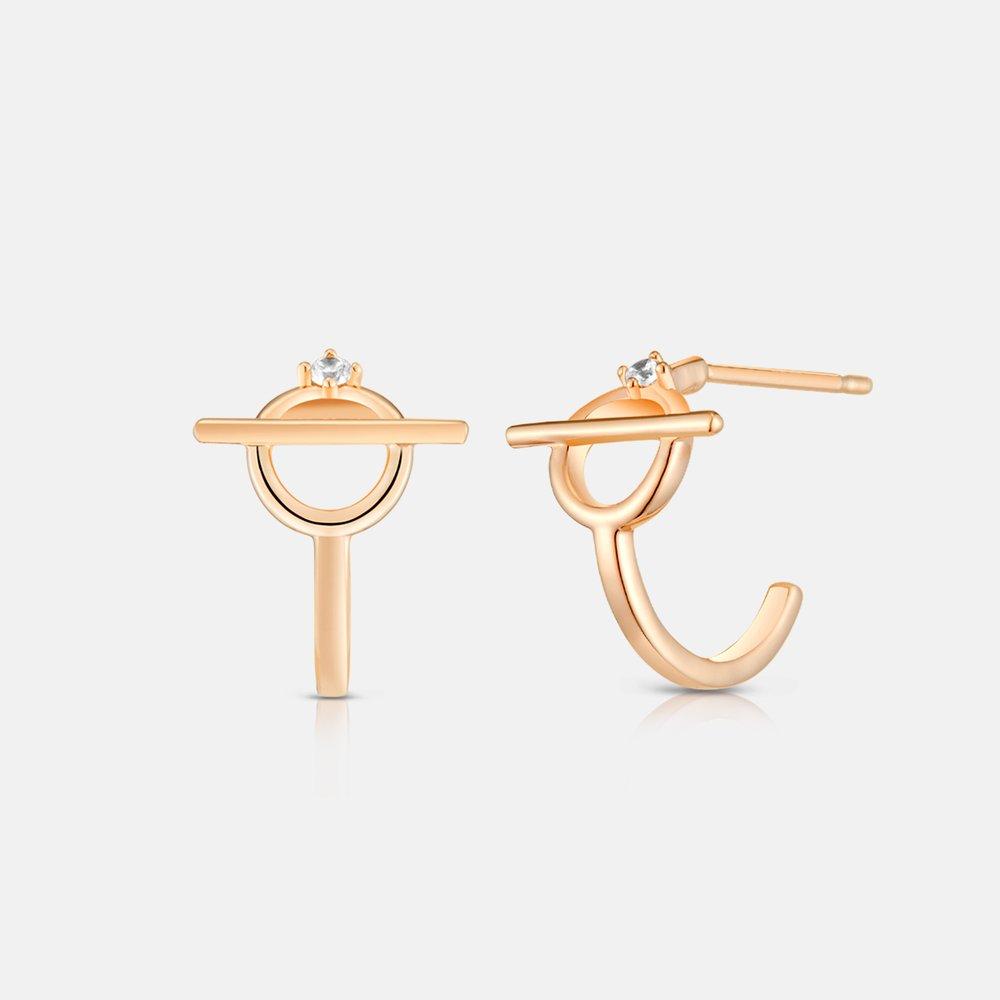 Corte Silver Rose Earrings A211Se0004Rpa