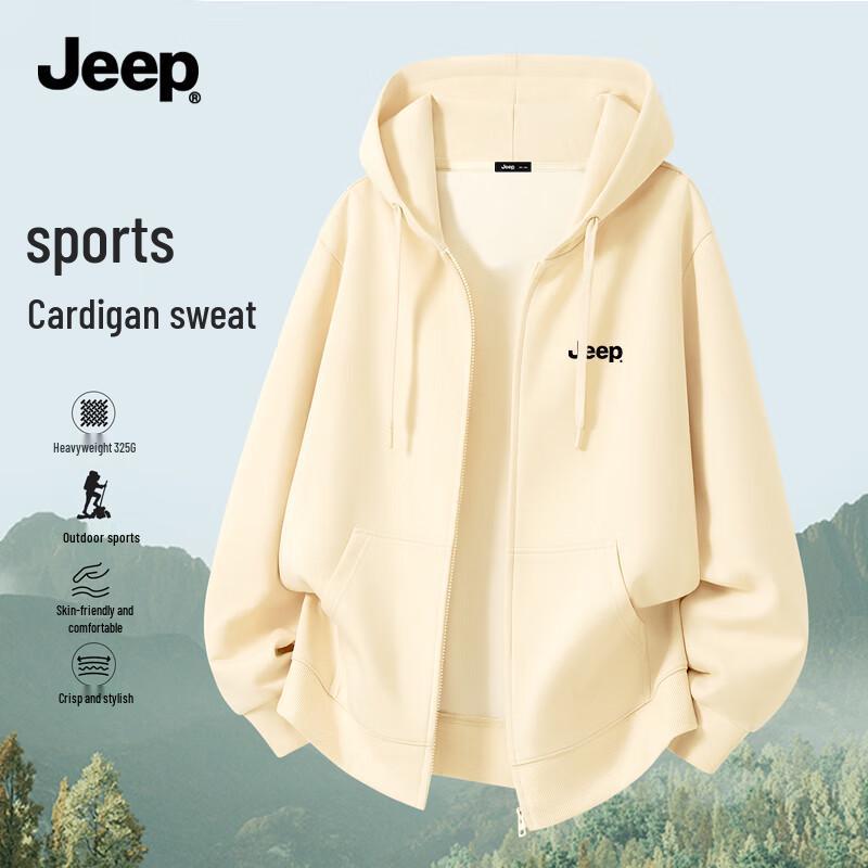 

JEEP Men s Full-Zip Hooded Sweatshirt XL