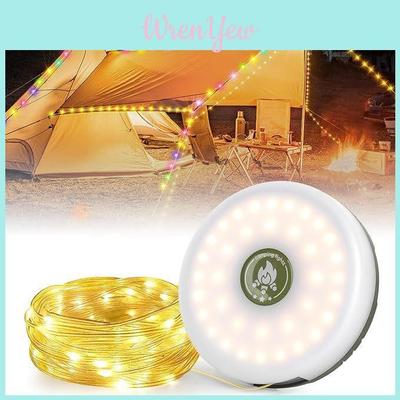 Camping Led Rope Light With Magnetic Clips For Outdoor Tents And Atmosphere Decor