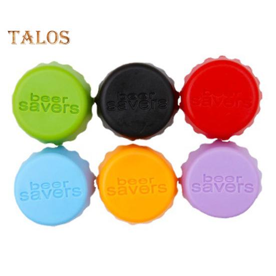 

6 шт. силиконовых крышек для пивных бутылок, набор герметичных крышек для пивных бутылок, для сохранения напитков, крышек для бутылок уксуса, соевого соуса, колы, вина, крышки для сохранения 6pcs