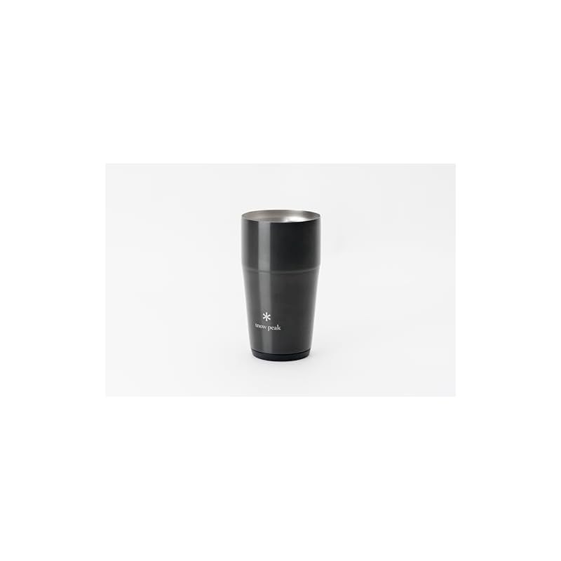 Snow Peak Thermo Tumbler 470 Luster Black, Camping, Outdoor, Vacuum Insulated, Keeps Drinks Cold and Hot, Limited Edition Color