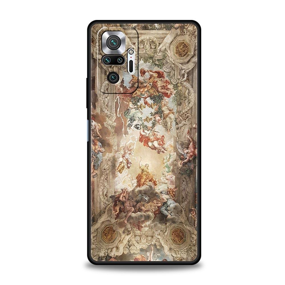 Classical Aesthetic Art Phone Case For Xiaomi Redmi Note 14 13 5G 10 11 12 Pro Plus 4G 14C 13C 12C 10C Black Cover