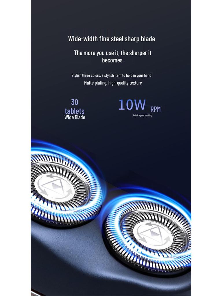 Original Double-Head Portable USB Fast Charging High-Power Shaver