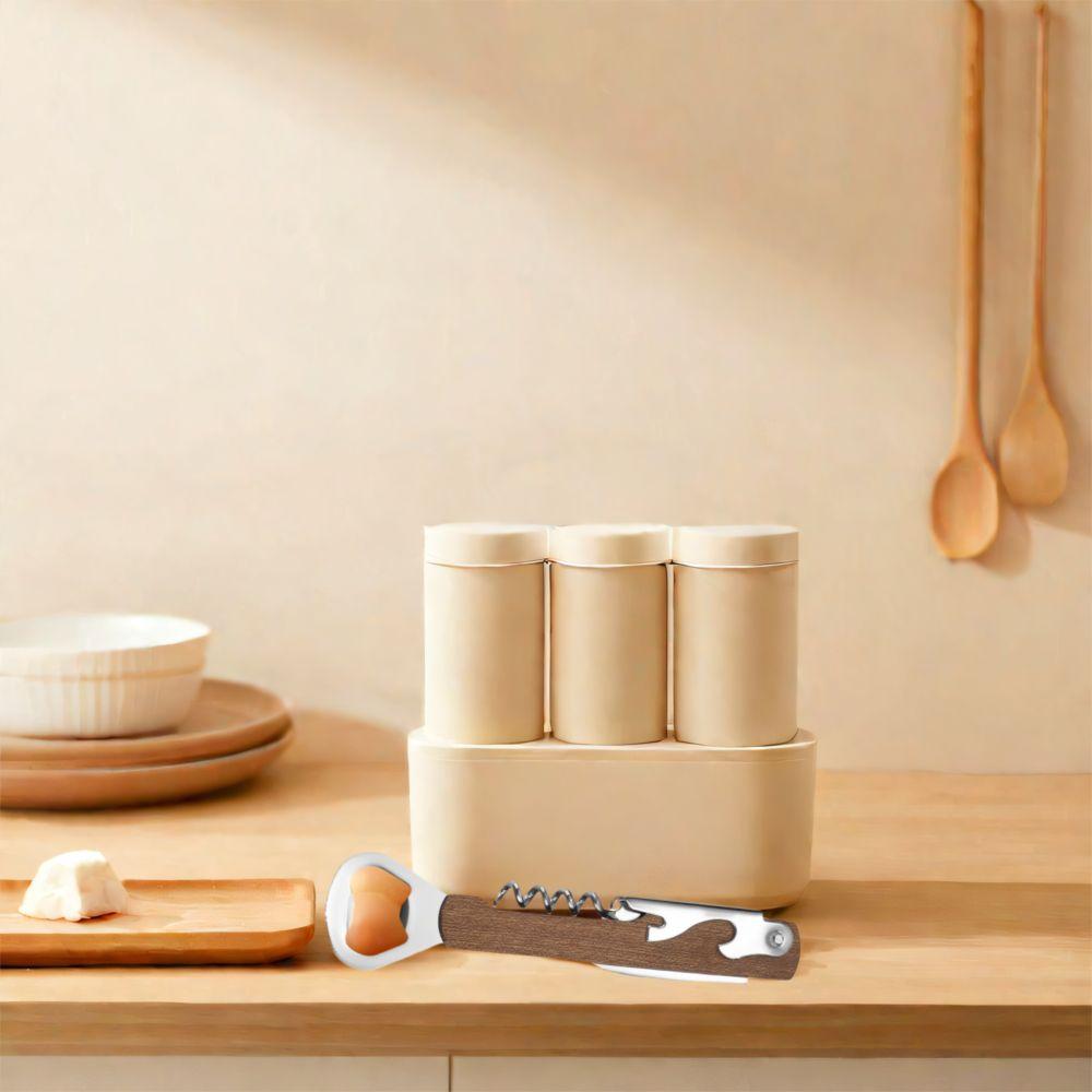 2 STÜCK Edelstahl Dosenöffner 4 in 1 Bierkapselöffner Langlebiger Weinkorkenzieher Barkeeper