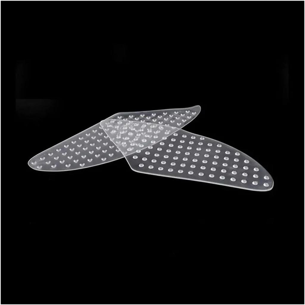 Universal Motorcycle Tank Pad Gas Tank Traction Pads Fuel Tank Grips Side Stickers Knee Grips Protector Decal Transparent