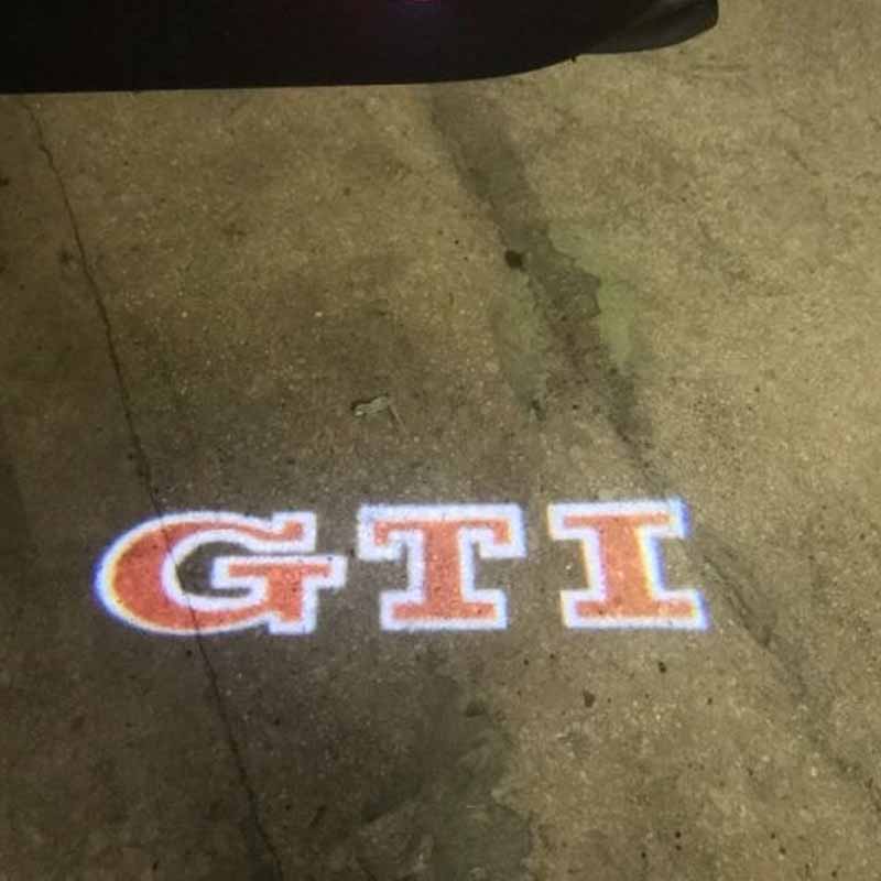 For VOLKSWAGEN VW Hot Sale LED Car Door Logo Projector Light Accessories for VW R Golf 5 6 7 GTI GTD GTE CC Passat B6 B7 B8 B9 C