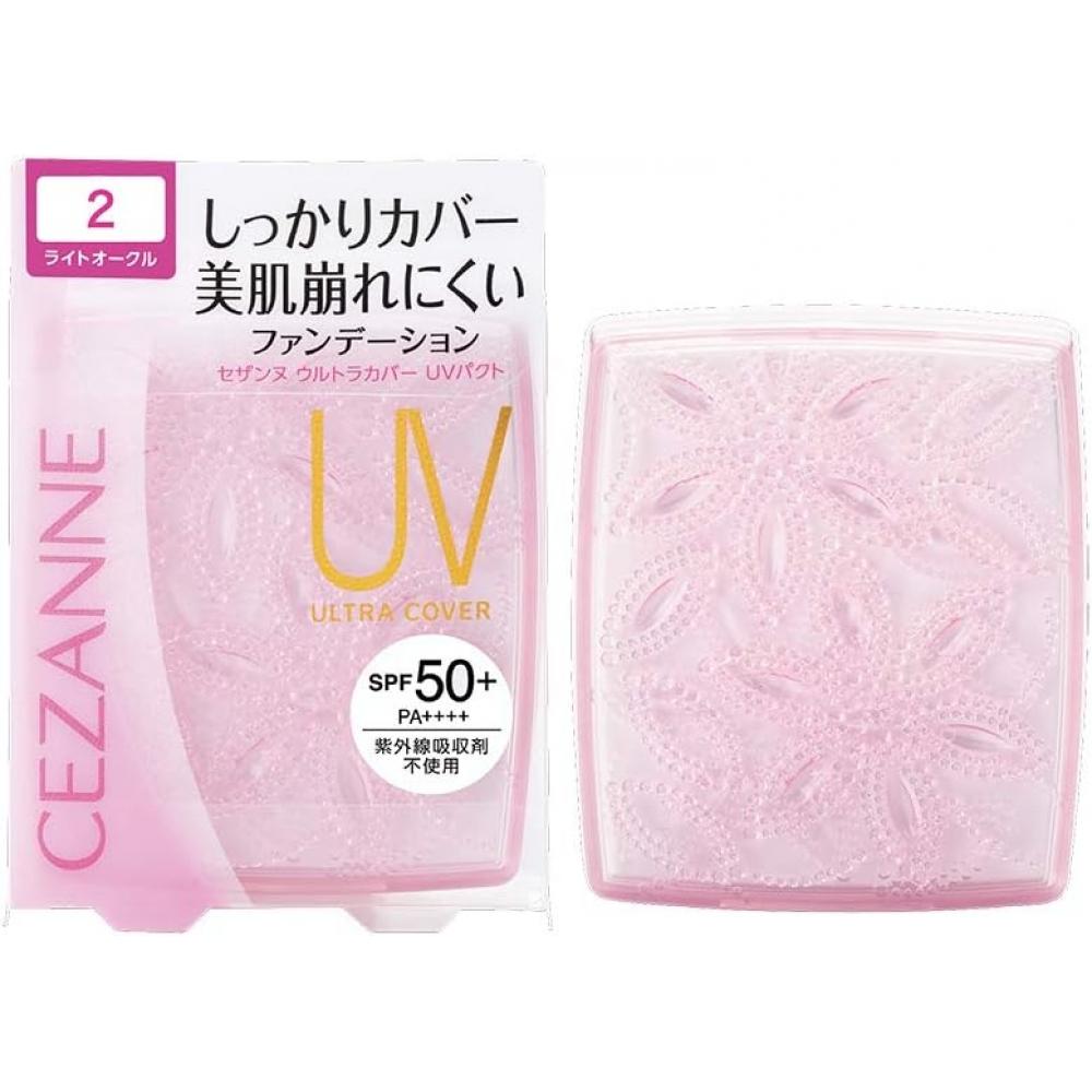 Cezanne Ultra Cover Uv Pact 2 Light Ochre 11g Foundation 2 Light Ochre