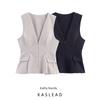 Kaslead New Arrival Women's Clothing Fashion Style Fashion Simple and Thin Short Skirt Hem Tops 2180131