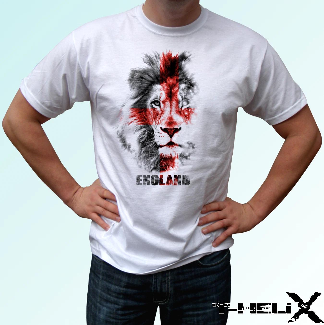 England Lion Flag - white kids boys T-Shirt top design - s s kids & baby sizes 100