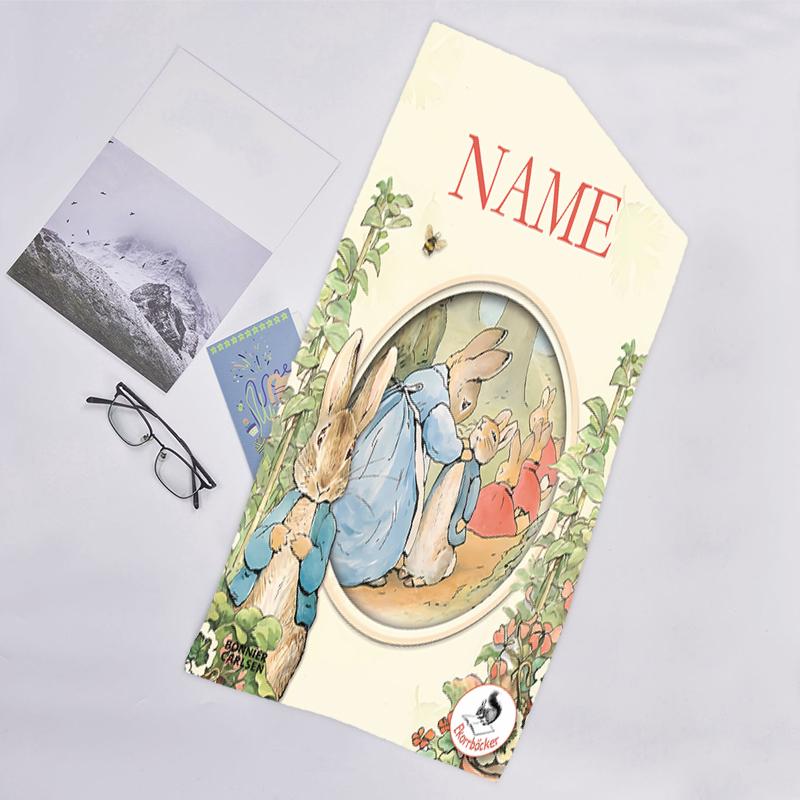 1pc Peter Rabbit1 Beach Towel with Custom Name, Beach/Swimming/Bath/Picnic/Camping Towel, Suitable for Seaside Beaches