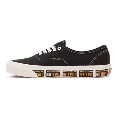 Authentic 44 DX Anaheim Factory - Vanity Plate Black Unisex Sneakers White VN0A5KX4AXB